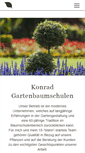 Mobile Screenshot of konrad-gartenbaumschulen.de